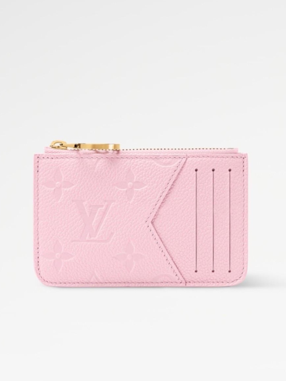 Louis Vuitton Romy Cardholder Confetti Pink